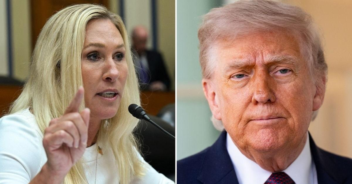 Marjorie Taylor Greene Slams Trump's Oval Office 'DoorDash' Photo Op — Says He 'Doesn't Care'