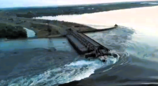 Russen sprengen Staumauer - AKW ohne Kühlwasser! Menschen auf der Flucht, Flut bedroht 80 Orte!